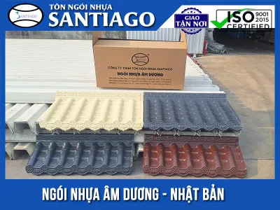 Sản phẩm ngoi nhua am duong trang tri nhat ban santiago 3230 — Công Ty TNHH Tôn Ngói Nhựa Santiago — MST 0401985410
