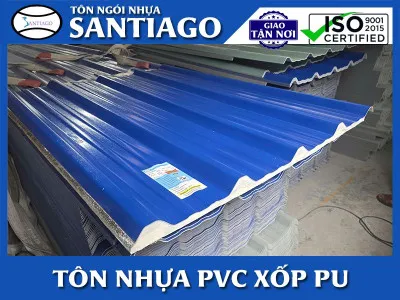 Sản phẩm ton nhua pvc xop pu 5s santiago 8144 — Công Ty TNHH Tôn Ngói Nhựa Santiago — MST 0401985410