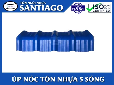 Sản phẩm up noc ton nhua 5 song 2033 — Công Ty TNHH Tôn Ngói Nhựa Santiago — MST 0401985410