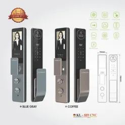 Sản phẩm khoa van tay camera KL 889 CNC 247x247 — Công Ty TNHH Công Nghệ Dana Smart — MST 0401994013