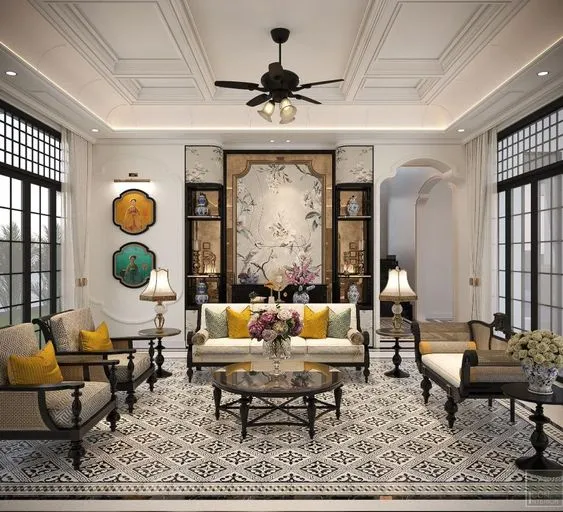 Sản phẩm noi that indochine 1 — Thiết Kế Và Xây Dựng Đại Hưng - Công Ty TNHH Xây Dựng Và Đầu Tư Thương Mại Đại
Hưng — MST 0402024025