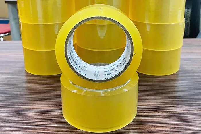 Sản phẩm bang keo yellowish — Băng Keo HAEUN VINA - Công Ty TNHH HAEUN VINA — MST 0402049598