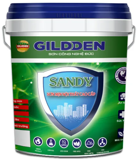 Sản phẩm 3D SANDY — Công Ty TNHH Sản Xuất Và Thương Mại Sơn Gildden — MST 0402066307