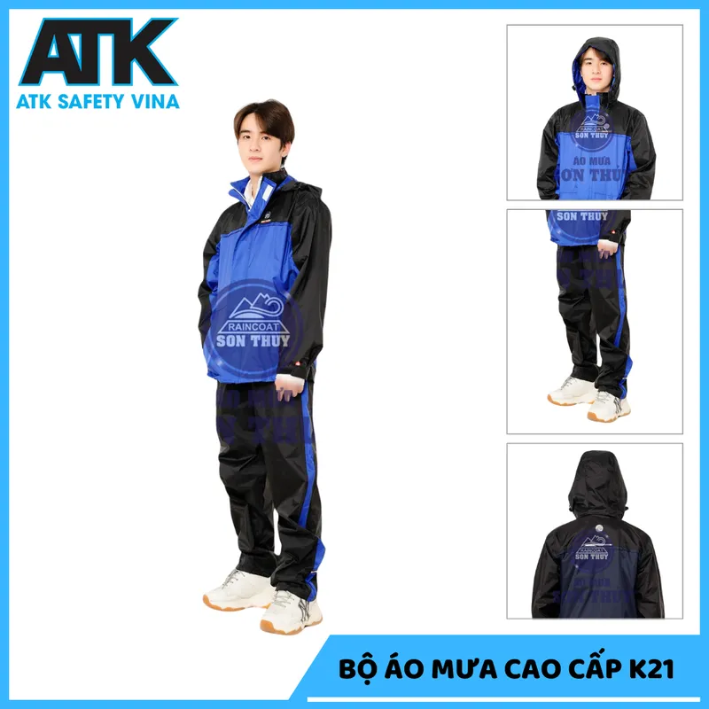 Sản phẩm Bộ áo mưa cao cấp K21_1711937007 — Thiết Bị An Toàn Giao Thông Safety Vina - Công Ty TNHH ATK Safety Vina — MST 0402154169