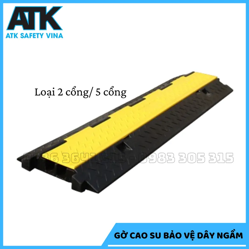 Sản phẩm Gờ cao su bảo vệ dây ngầm_1710840011 — Thiết Bị An Toàn Giao Thông Safety Vina - Công Ty TNHH ATK Safety Vina — MST 0402154169