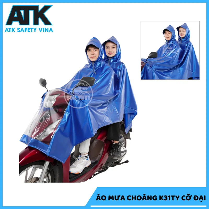 Sản phẩm Áo mưa choàng K31TY cỡ đại_1711684096 — Thiết Bị An Toàn Giao Thông Safety Vina - Công Ty TNHH ATK Safety Vina — MST 0402154169