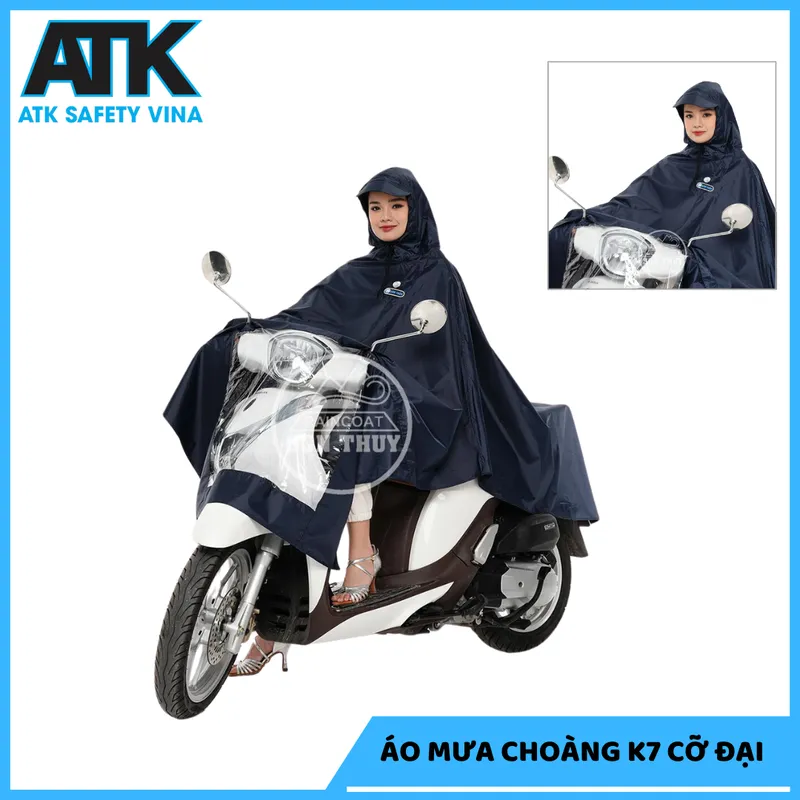 Sản phẩm Áo mưa choàng K7 cỡ đại_1711939924 — Thiết Bị An Toàn Giao Thông Safety Vina - Công Ty TNHH ATK Safety Vina — MST 0402154169