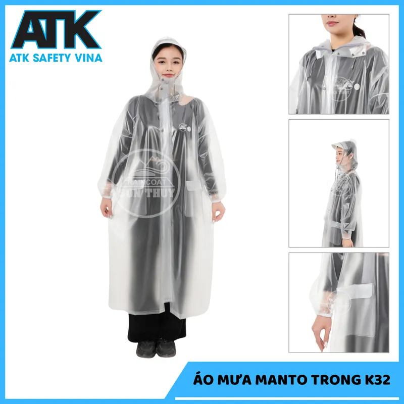 Sản phẩm Áo mưa mangto trong K32_1712030102 — Thiết Bị An Toàn Giao Thông Safety Vina - Công Ty TNHH ATK Safety Vina — MST 0402154169