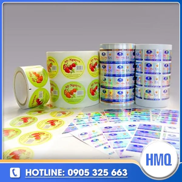 Sản phẩm decal — In ấn Tem Nhãn Hoàng Minh Quốc - Công Ty TNHH Hoàng Minh Quốc — MST 0402157811