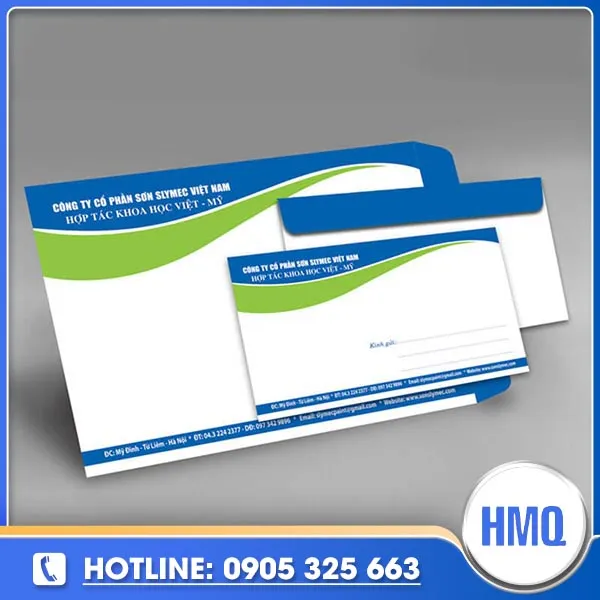 Sản phẩm in bao thu 1 — In ấn Tem Nhãn Hoàng Minh Quốc - Công Ty TNHH Hoàng Minh Quốc — MST 0402157811