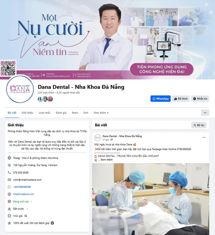 Sản phẩm nha khoa uy tin da nang — Công Ty TNHH Nha Khoa Dana — MST 0402161656