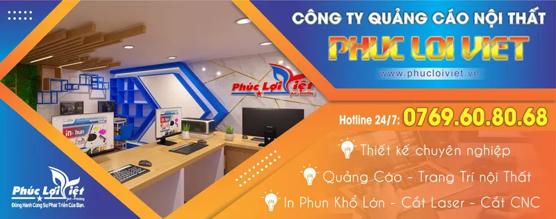 Sản phẩm quang cao noi that phuc loi viet — Công Ty TNHH Quảng Cáo Nội Thất Phúc Lợi Việt — MST 0402181902