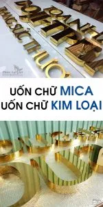 Sản phẩm uon chu mica uon chu kim loai 150x300 — Công Ty TNHH Quảng Cáo Nội Thất Phúc Lợi Việt — MST 0402181902