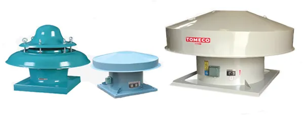 Sản phẩm quạt hút mái — Công Ty Cổ Phần Dịch Vụ Cơ Điện Tomeco — MST 0500443296