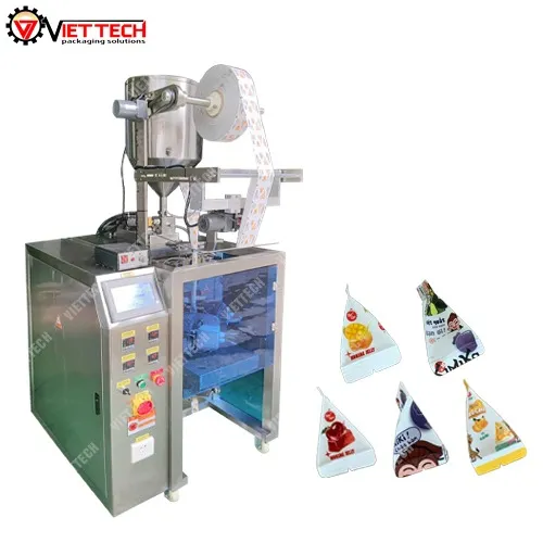 Sản phẩm Anh may dong goi thach tam giac — Máy Đóng Gói Việt Anh - Công Ty TNHH Công Nghệ Máy Việt Anh — MST 0500499965