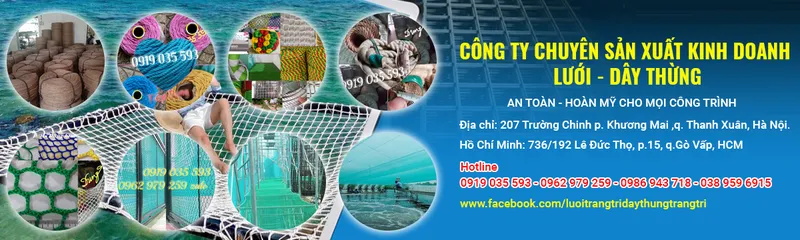 Sản phẩm Slide4 — Lưới An Toàn Và Dây Thừng - Công Ty TNHH Sản Xuất Và Thương Mại Quang Phụng — MST 0500555391