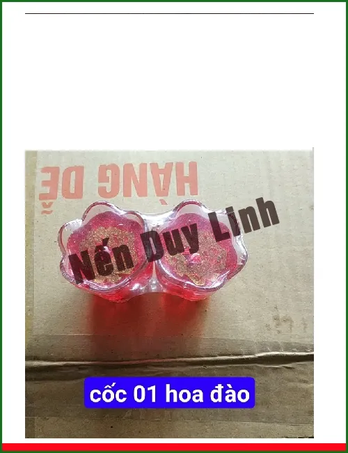Sản phẩm coc hoa dao — Nến Duy Linh - Công Ty TNHH Duy Linh — MST 0600387408