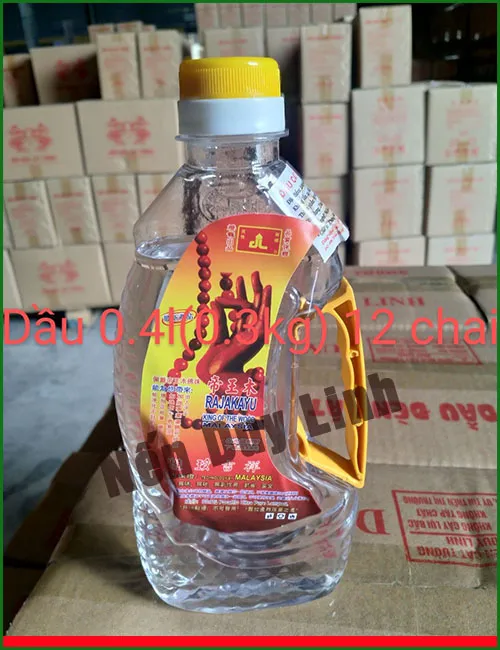 Sản phẩm DAU DEN 0.4l(0.3KG) 12 CHAI — Nến Duy Linh - Công Ty TNHH Duy Linh — MST 0600387408
