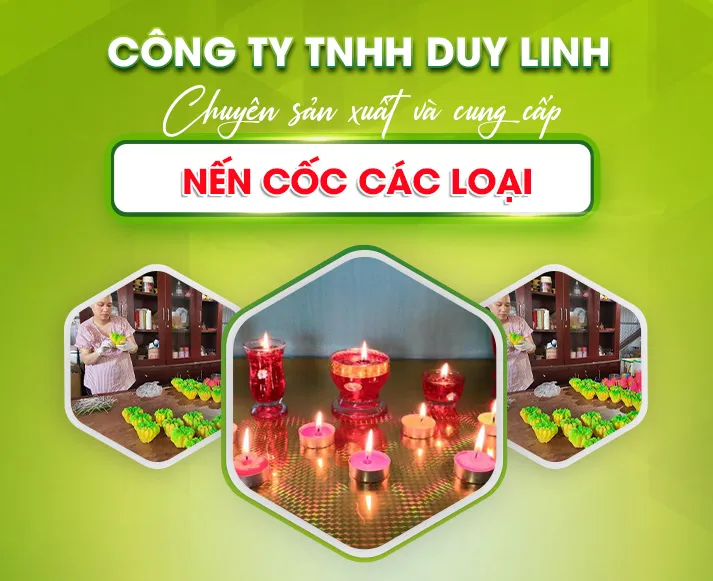 Sản phẩm gioi thieu cty — Nến Duy Linh - Công Ty TNHH Duy Linh — MST 0600387408