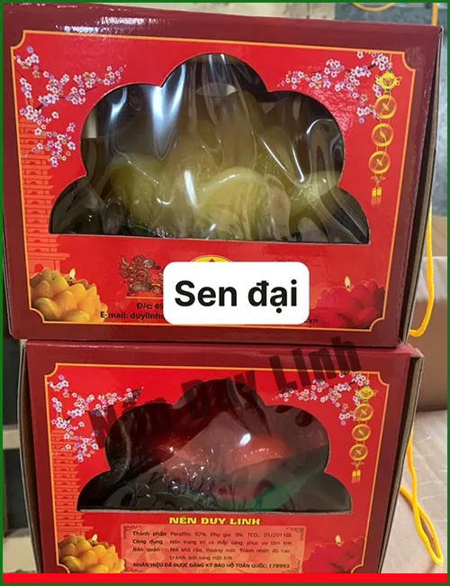 Sản phẩm SEN DAI — Nến Duy Linh - Công Ty TNHH Duy Linh — MST 0600387408