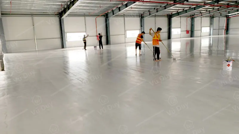 Sản phẩm thi cong son epoxy nen nha xuong tai ninh binh — Công Ty TNHH Đầu Tư Xây Dựng Và Phát Triển Dịch Vụ Vũ Duy — MST 0601160897