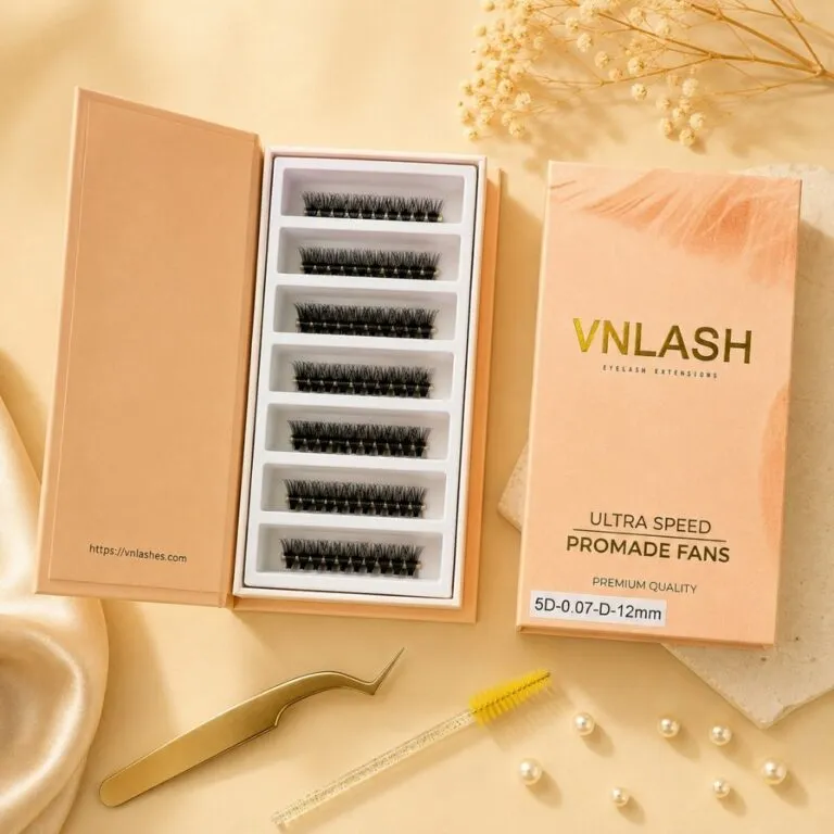 Sản phẩm 5D Ultra Speed Premade Fan 7 Compartment Box 1000 Fans1 768x768 — Lông Mi Việt Nam - Công Ty TNHH Sản Xuất Lông Mi Việt Nam — MST 0601213700