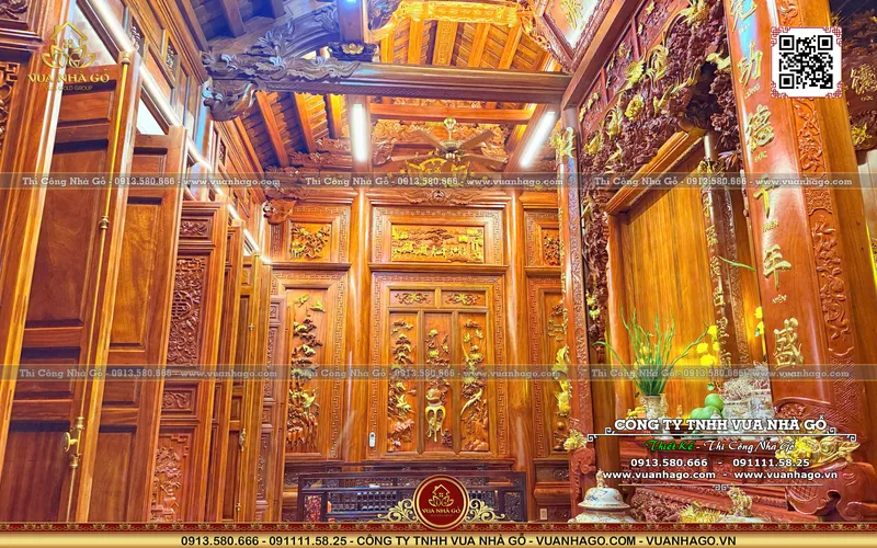Sản phẩm nha go 3 gian anh the thanh hoa anh vuanhago com 0020 — Thiết Kế Thi Công Nhà Gỗ - Công Ty TNHH Vua Nhà Gỗ — MST 0601233785