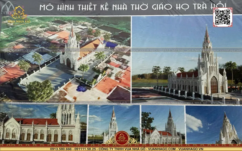 Sản phẩm nha tho go giao ho tra hoi gx thuong phuc gp thai binh 001 — Thiết Kế Thi Công Nhà Gỗ - Công Ty TNHH Vua Nhà Gỗ — MST 0601233785