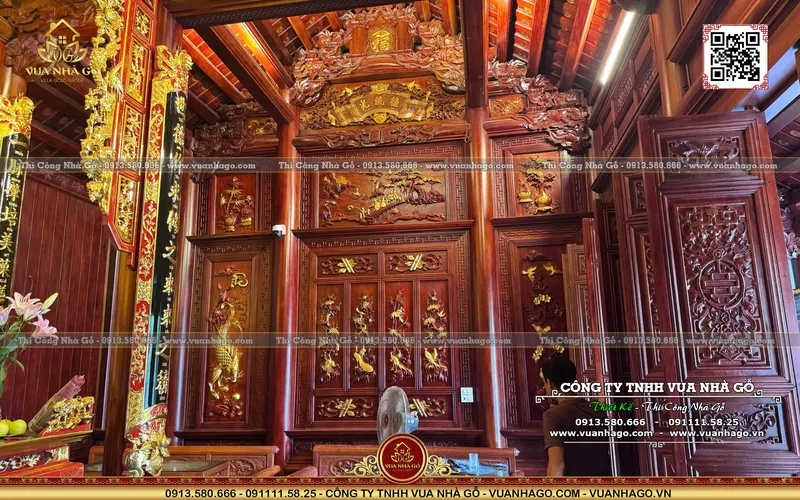 Sản phẩm nha go 3 gian chu tuan thuong tin ha noi anh vuanhago com 002 — Thiết Kế Thi Công Nhà Gỗ - Công Ty TNHH Vua Nhà Gỗ — MST 0601233785