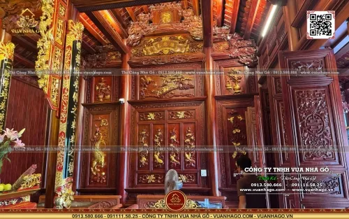 Sản phẩm nha go 3 gian chu tuan thuong tin ha noi anh vuanhago com 002 — Thiết Kế Thi Công Nhà Gỗ - Công Ty TNHH Vua Nhà Gỗ — MST 0601233785