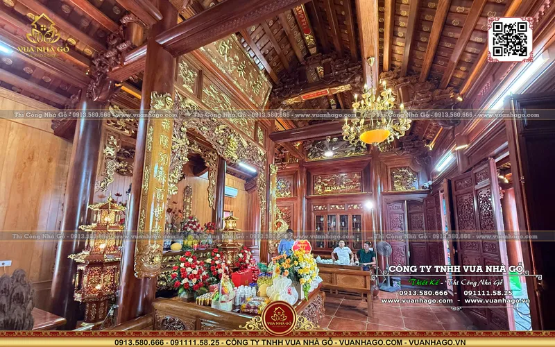 Sản phẩm nha go 5 gian anh hung nam dinh anh vuanhago com 0012 — Thiết Kế Thi Công Nhà Gỗ - Công Ty TNHH Vua Nhà Gỗ — MST 0601233785