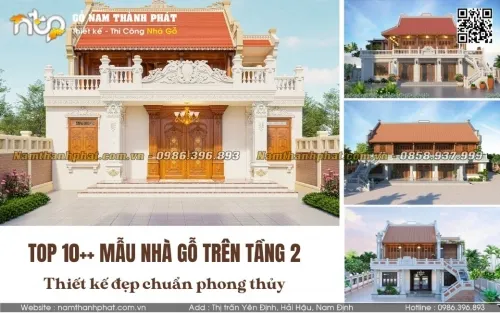 Sản phẩm nha go tren tang 2 dep — Nhà Gỗ Nam Thành Phát - Công Ty TNHH Gỗ Nam Thành Phát — MST 0601256359