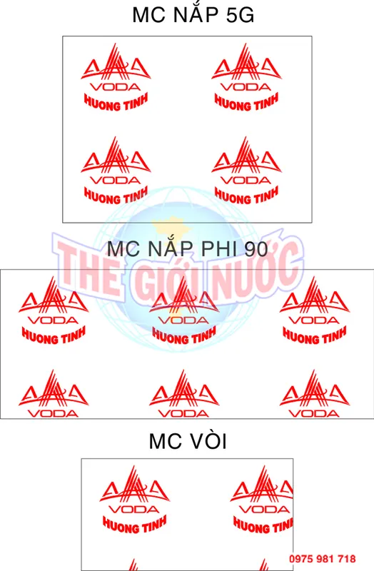 Sản phẩm Màng co nắpvòi in — Công Ty TNHH Sản Xuất Thương Mại Dịch Vụ Thế Giới Nước — MST 0700761056