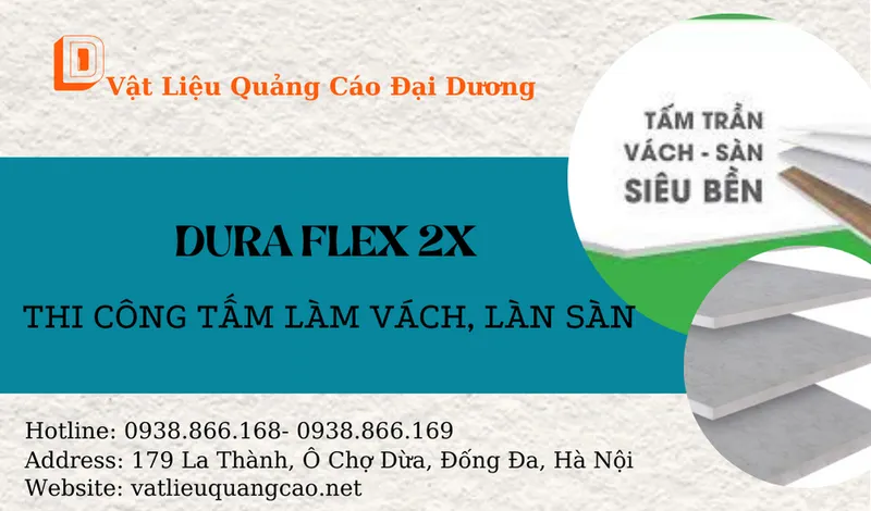 Sản phẩm 1699673642THI CÔNG TẤM DURA — Công Ty TNHH Đầu Tư Phát Triển Và Xây Dựng Đại Dương — MST 0700761112