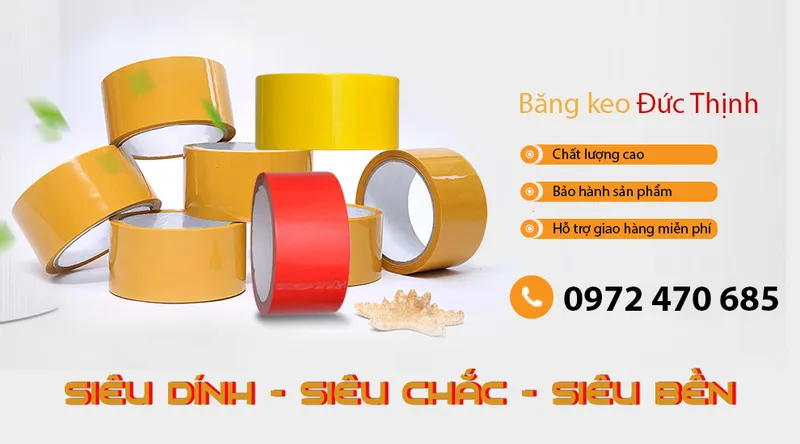 Sản phẩm DUC THINH SLIDE 1 — Vật Liệu Đóng Gói Đức Thịnh - Công Ty TNHH Băng Keo Đức Thịnh — MST 0700795577