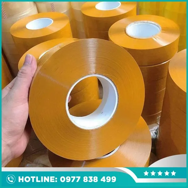 Sản phẩm Bang dinh OPP NAU 4 8cmx1Kg Cuon — Vật Liệu Đóng Gói Đức Lâm - Công Ty TNHH Sản Xuất Thương Mại Và XNK Đức Lâm — MST 0700806282
