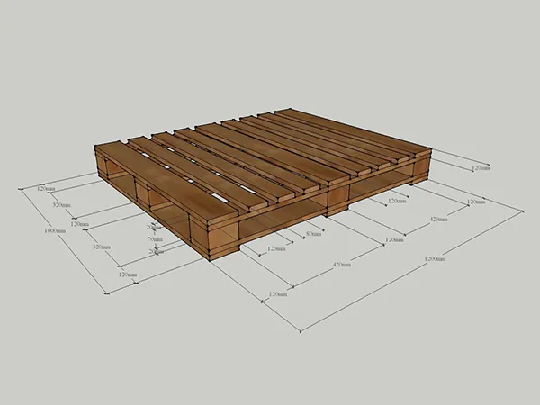Sản phẩm pallet go KT 1000x1200x130mm — Pallet Gỗ NMS - Công Ty TNHH Công Nghệ Và Thương Mại NMS — MST 0700829466
