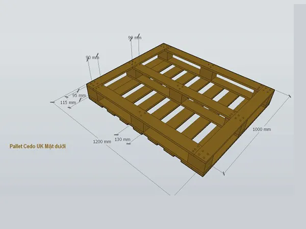 Sản phẩm pallet go KT 1000x1200x130mm2 — Pallet Gỗ NMS - Công Ty TNHH Công Nghệ Và Thương Mại NMS — MST 0700829466