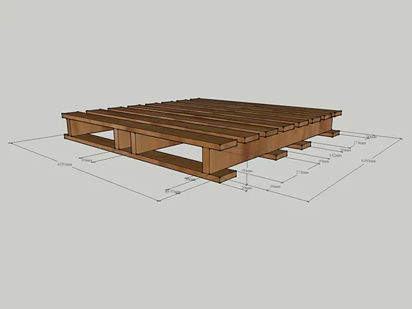 Sản phẩm pallet go KT 1050x1050x120mm2 — Pallet Gỗ NMS - Công Ty TNHH Công Nghệ Và Thương Mại NMS — MST 0700829466