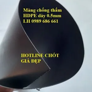 Sản phẩm Mang chong tham HDPE day 0 5mm gia re chat luong cao 300x300 — Công Ty TNHH Xây Dựng Thương Mại Địa Kỹ Thuật Ngọc Phát — MST 0700864968