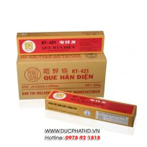 Sản phẩm que han j421 — Công Ty TNHH Một Thành Viên Đức Phát — MST 0800450449