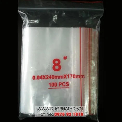 Sản phẩm tui zipper so8 — Công Ty TNHH Một Thành Viên Đức Phát — MST 0800450449
