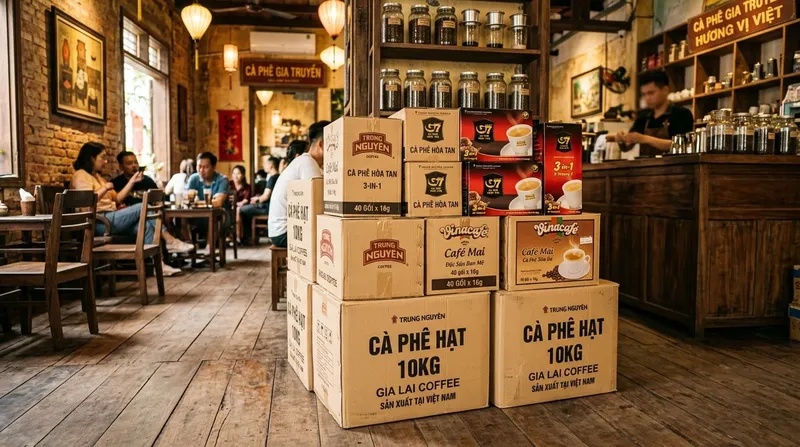 Sản phẩm Thung carton dung ca phe — Bao Bì Carton Bắc Trường Sơn - Công Ty TNHH Đầu Tư Và Thương Mại Bắc Trường Sơn — MST 0800848529