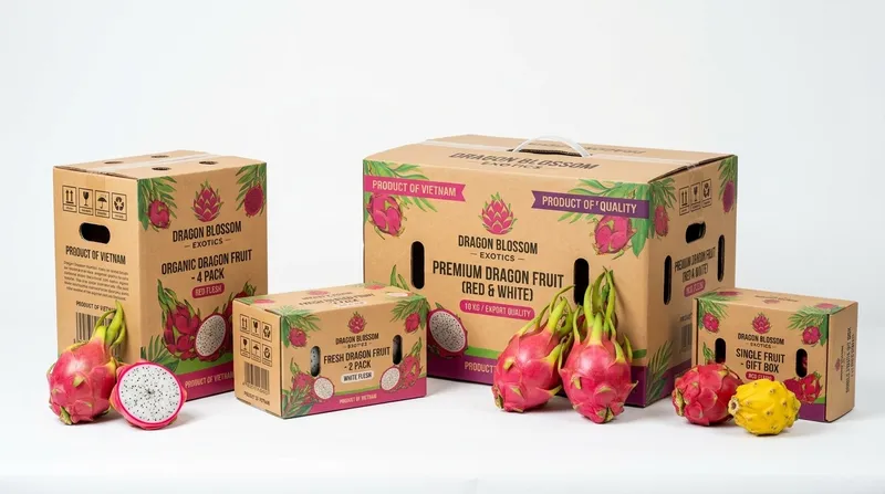 Sản phẩm thung carton dung thanh long 1 — Bao Bì Carton Bắc Trường Sơn - Công Ty TNHH Đầu Tư Và Thương Mại Bắc Trường Sơn — MST 0800848529