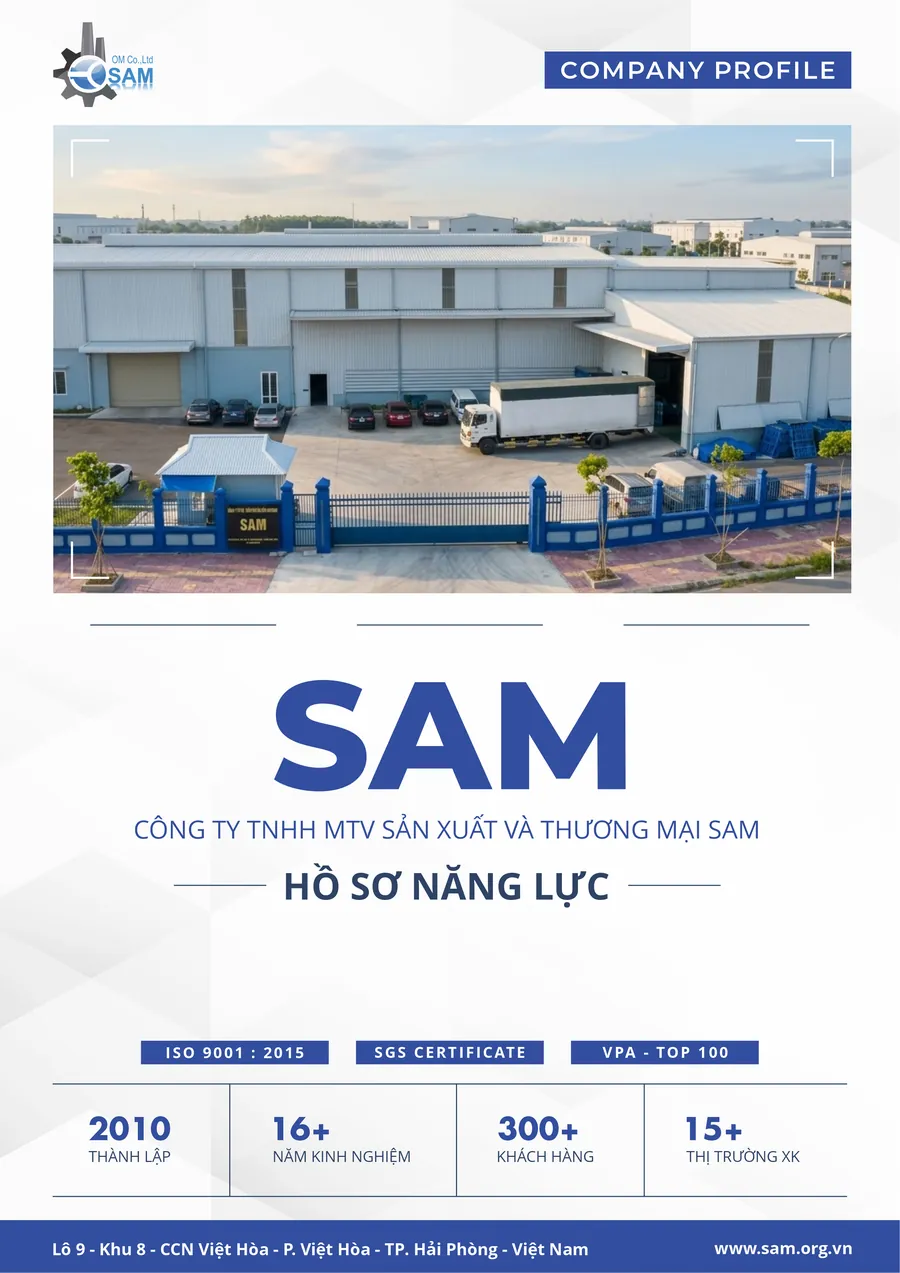 Sản phẩm profile cover — Công Ty TNHH Một Thành Viên Sản Xuất Và Thương Mại Sam — MST 0800848631