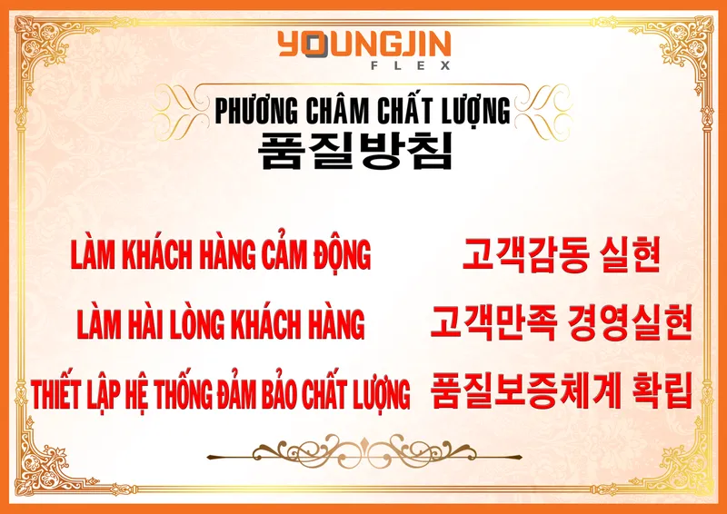 Sản phẩm 1 pc chat luong — Công Ty TNHH YoungJin Vina Flex Việt Nam — MST 0800923631