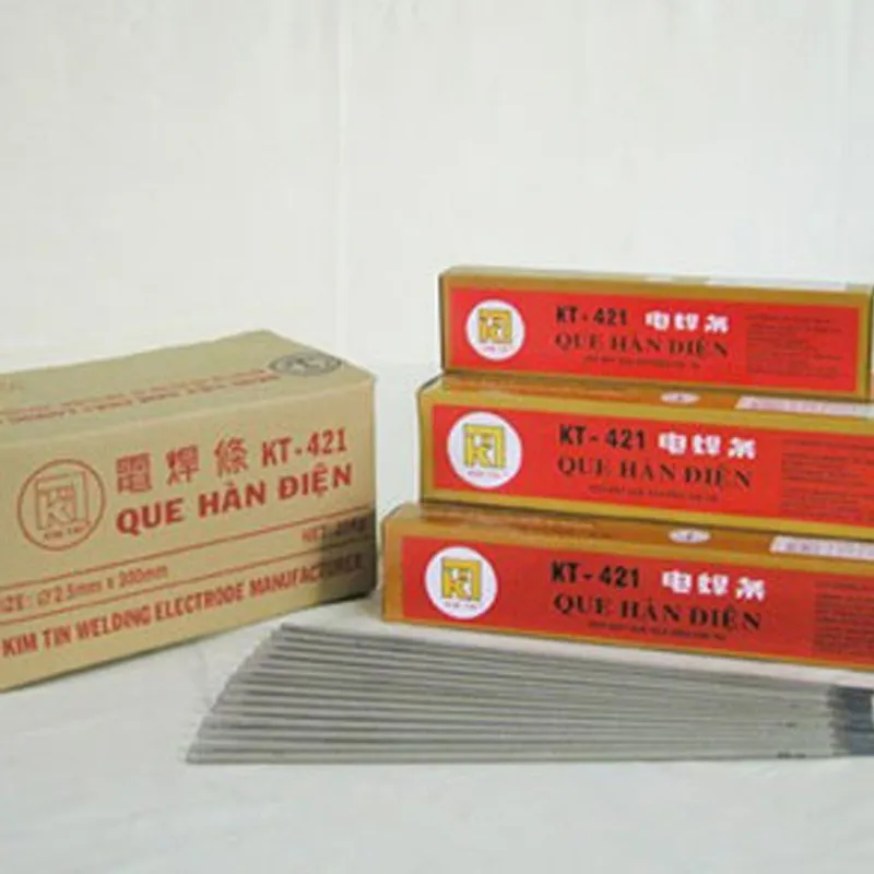 Sản phẩm que han kt421 — Máy Hàn Cắt Thái Hưng - Công Ty TNHH MTV Công Nghiệp Thái Hưng — MST 0800979465