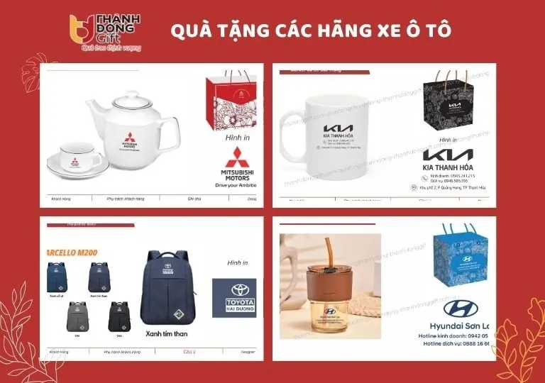 Sản phẩm qua tang cac hang xe o to13310 — Quà Tặng Doanh Nghiệp, Quà Tặng Đại Hội - Công Ty TNHH Thương Mại Và Dịch Vụ Quà
Tặng Thành Đông — MST 0800987498