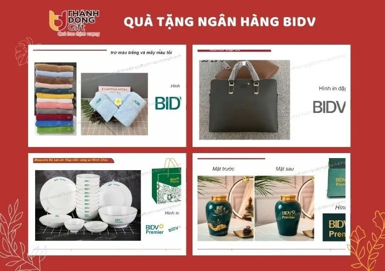 Sản phẩm qua tang ngan hang bidv10211 — Quà Tặng Doanh Nghiệp, Quà Tặng Đại Hội - Công Ty TNHH Thương Mại Và Dịch Vụ Quà
Tặng Thành Đông — MST 0800987498