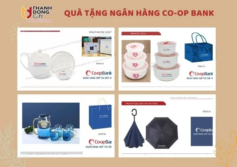 Sản phẩm qua tang ngan hang coop bank33023 — Quà Tặng Doanh Nghiệp, Quà Tặng Đại Hội - Công Ty TNHH Thương Mại Và Dịch Vụ Quà
Tặng Thành Đông — MST 0800987498